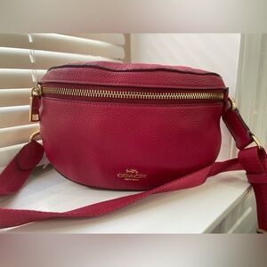 Coach Raspberry Women's Belt bag